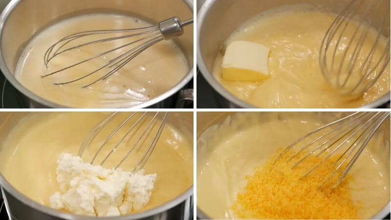 Bước 3: Nấu sốt sánh mịn Bước 3: Nấu sốt sánh mịn