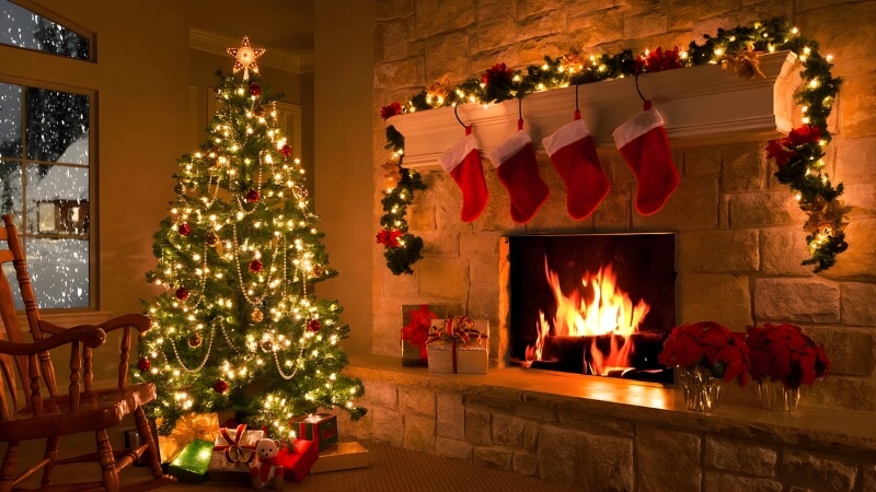 Hình ảnh Noel ấm áp làm nổi bật tinh thần sum họp dịp lễ