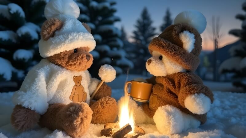 Không gian Giáng sinh cute tạo cảm giác ấm áp, vui vẻ và thân thiện