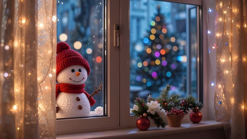 Không gian Noel ấm áp thường gắn liền với gia đình và những khoảnh khắc yên tĩnh