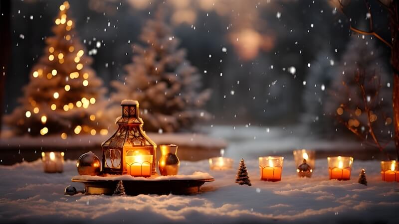 Bộ ảnh Noel mang tông màu ấm tạo cảm giác dễ chịu cho người xem