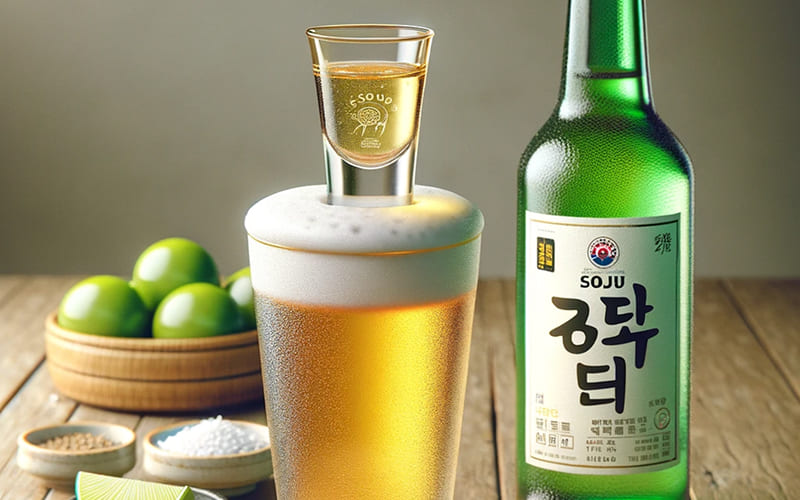 Cách pha Soju Bomb (Somaek) ngon xoắn lưỡi, chuẩn phim Hàn