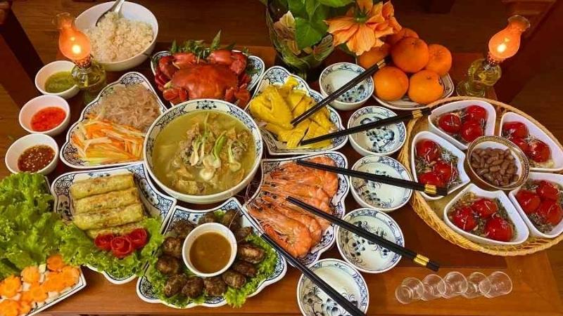 Gợi ý thực đơn đãi khách tiệc Thôi nôi tại nhà Gợi ý thực đơn đãi khách tiệc Thôi nôi tại nhà