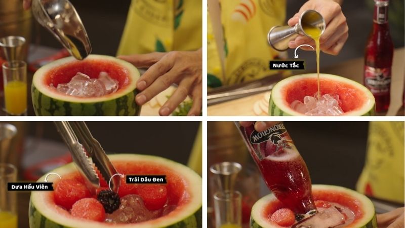 Pha chế Strongbow Pha chế Strongbow