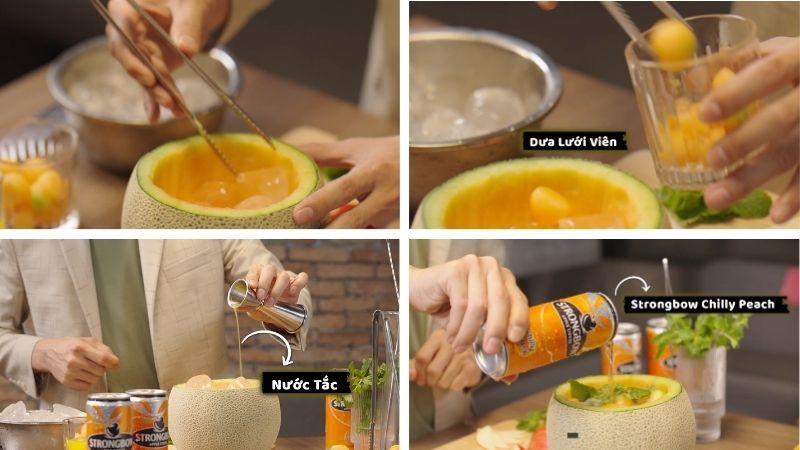 Pha chế Strongbow Pha chế Strongbow