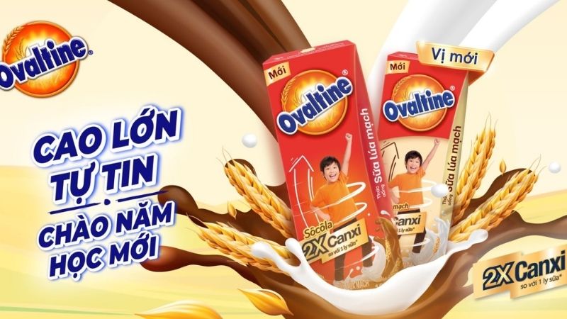 Ovaltine là thương hiệu thức uống dinh dưỡng nổi tiếng