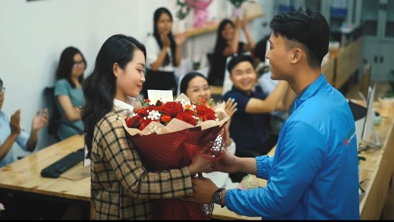 Tặng hoa tươi kèm thơ Tặng hoa tươi kèm thơ