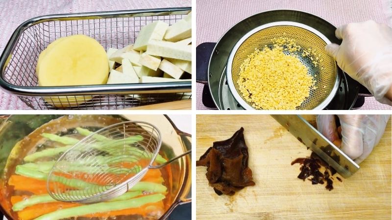 Sơ chế nguyên liệu Sơ chế nguyên liệu