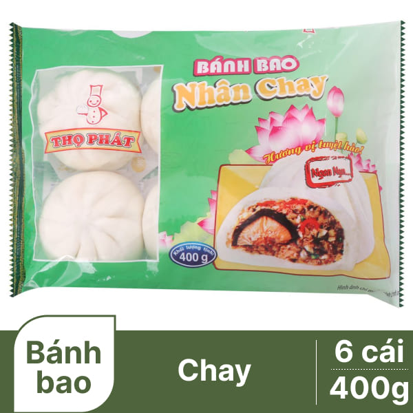 Bánh bao nhân chay Thọ Phát 400g