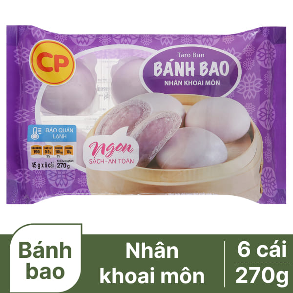 Bánh bao nhân khoai môn C.P 270g