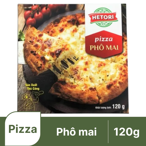 Pizza phô mai Hetori hộp 120g