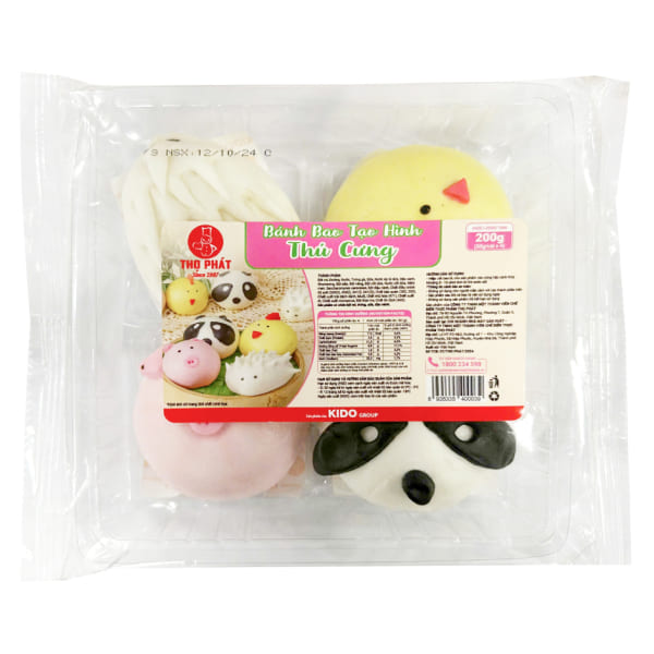 Bánh bao hình thú Thọ Phát 200g