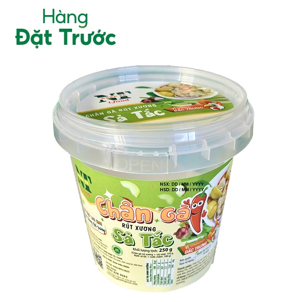 Chân gà rút xương sả tắc 250g