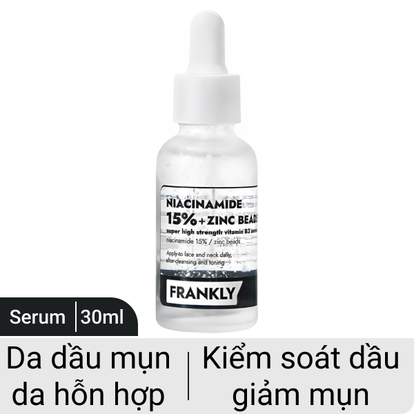 Serum Frankly kiềm dầu giảm mụn 30ml