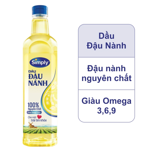 Dầu đậu nành Simply 1 lít