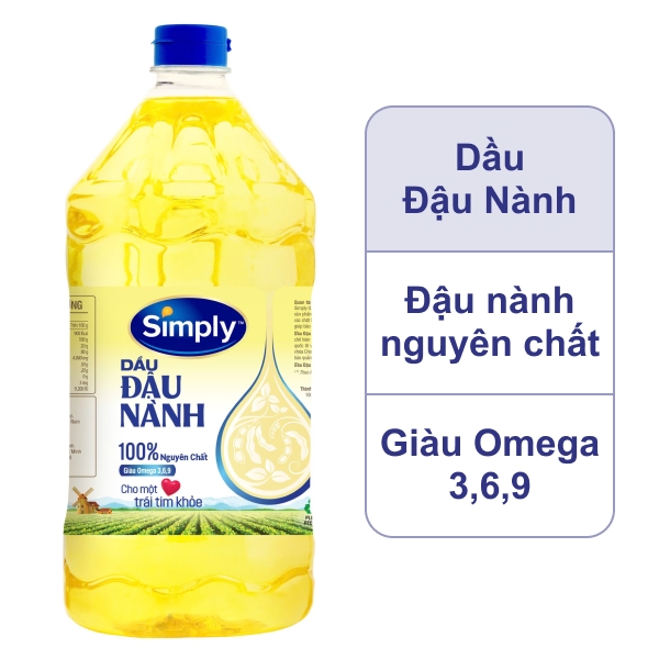 Dầu đậu nành Simply 2 lít