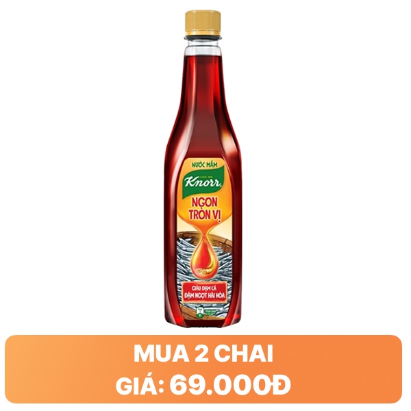 Nước mắm cá cơm Knorr 750ml
