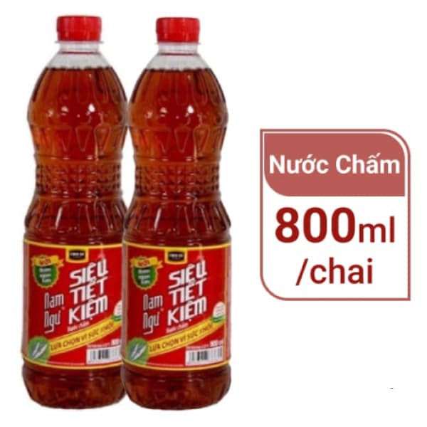 2 chai nước chấm Nam Ngư Siêu Tiết Kiệm 800ml