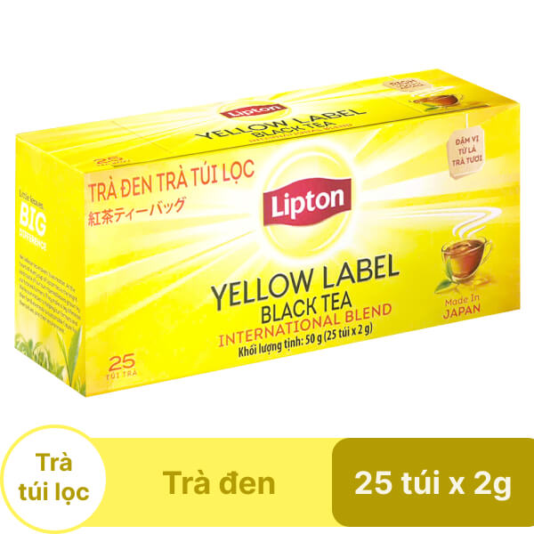 Trà Lipton nhãn vàng hộp 50g