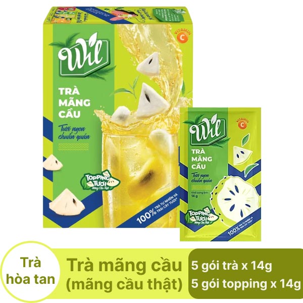Trà mãng cầu Wil hộp 140g