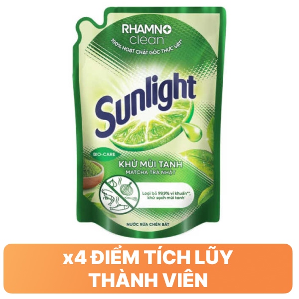 Nước rửa chén Sunlight matcha 1.9 lít