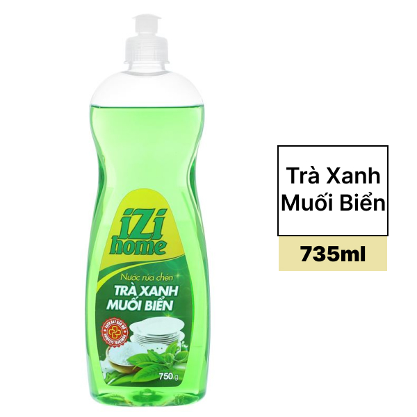 Nước rửa chén IZI HOME trà xanh 735ml