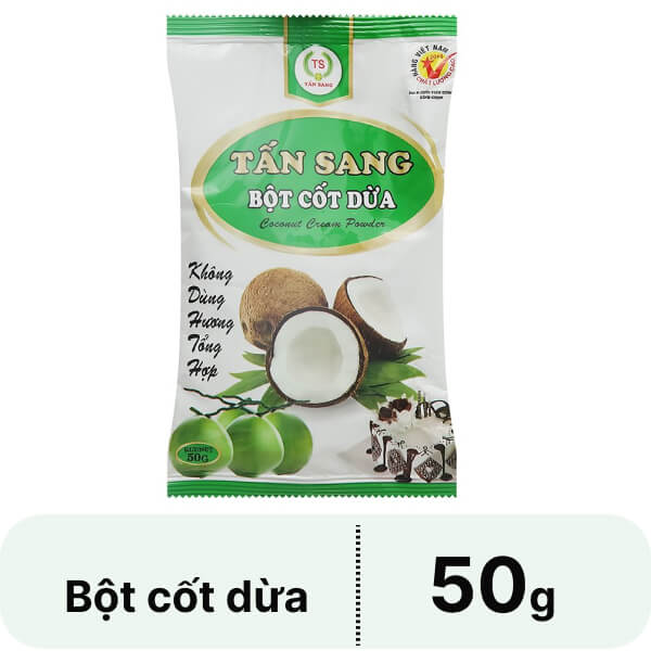 Bột cốt dừa Tấn Sang gói 50g