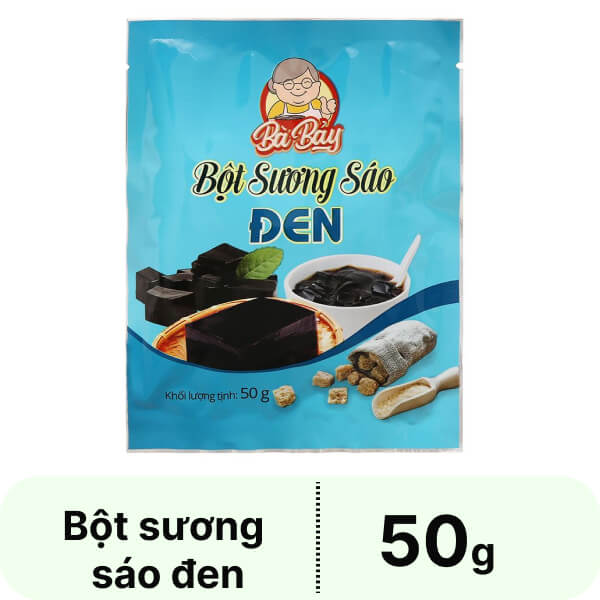 Bột sương sáo đen Bà Bảy gói 50g