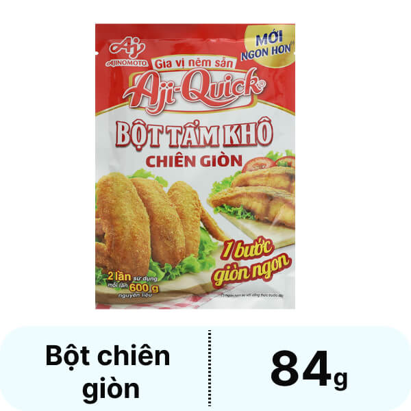 Bột tẩm khô chiên giòn Aji-Quick gói 84g