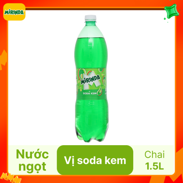 Nước ngọt Mirinda soda kem chai 1.5 lít
