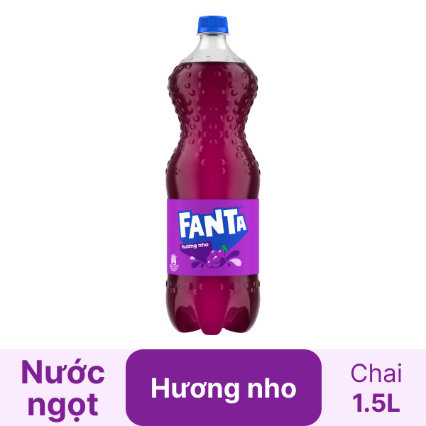 Nước ngọt Fanta nho chai 1.5 lít