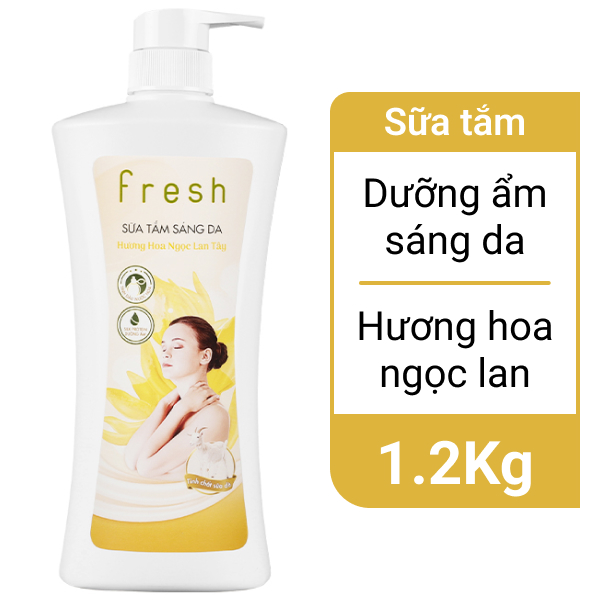 Sữa tắm sáng da Fresh hoa ngọc lan tây 1.2kg