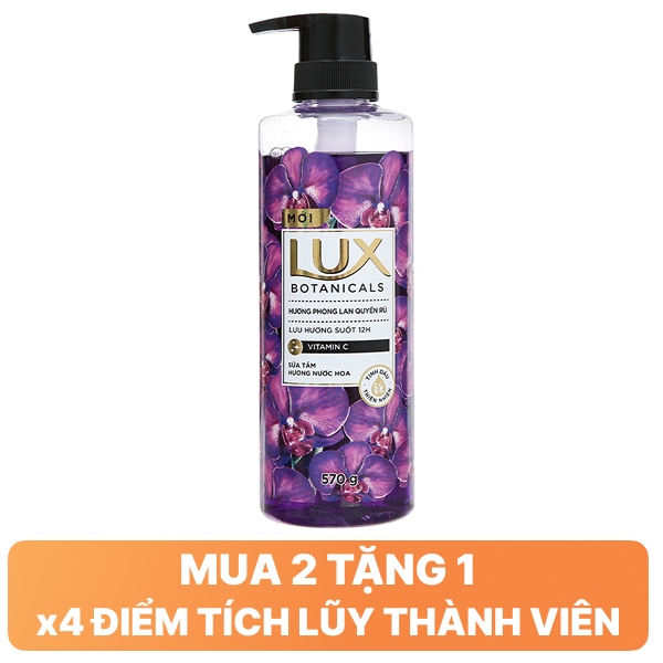 Sữa tắm Lux Botanicals phong lan 562ml