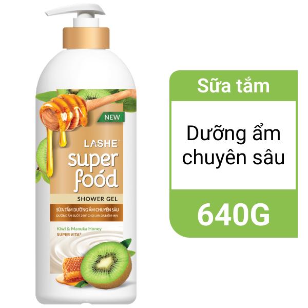 Sữa tắm Lashe dưỡng ẩm chuyên sâu 640g
