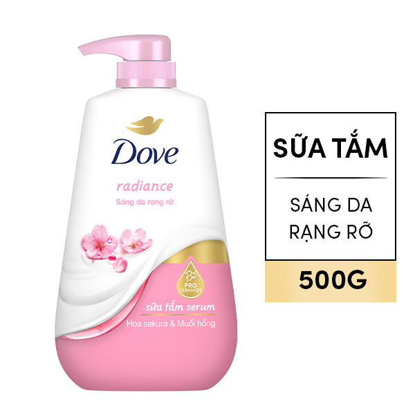 Sữa tắm Dove hương hoa anh đào 500g
