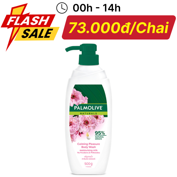 Sữa tắm Palmolive hoa anh đào & sữa 500g
