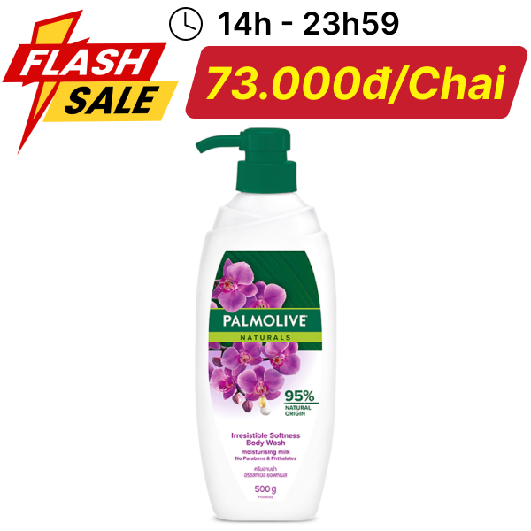 Sữa tắm Palmolive hoa phong lan & sữa 500g