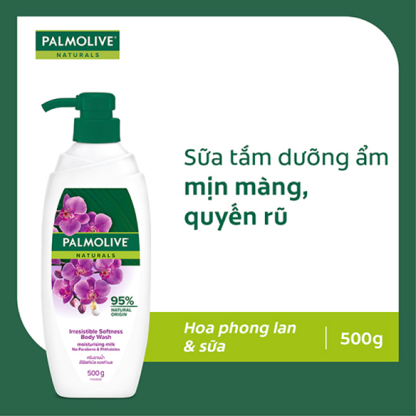 Sữa tắm Palmolive hoa phong lan & sữa 500g