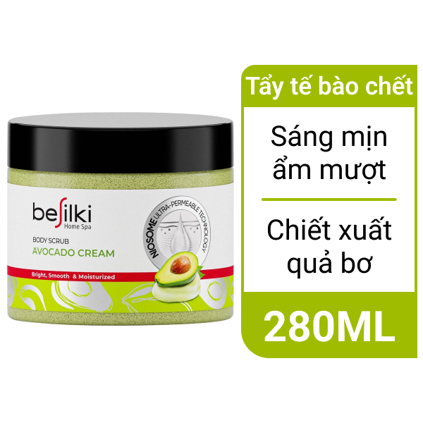 Tẩy tế bào chết Besilki quả bơ 280ml