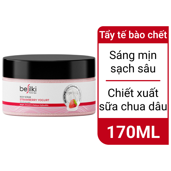 Tẩy tế bào chết Besilki Sữa chua dâu 170ml