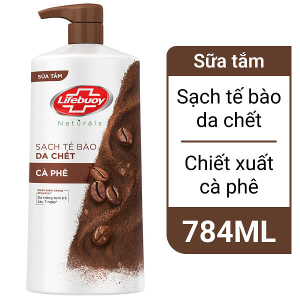 Sữa tắm Lifebuoy cà phê 784ml