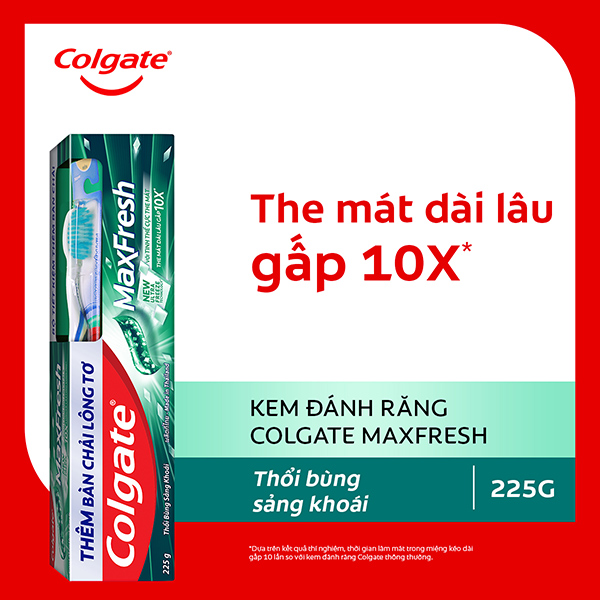 Kem đánh răng Colgate MaxFresh tinh thể the mát 230g