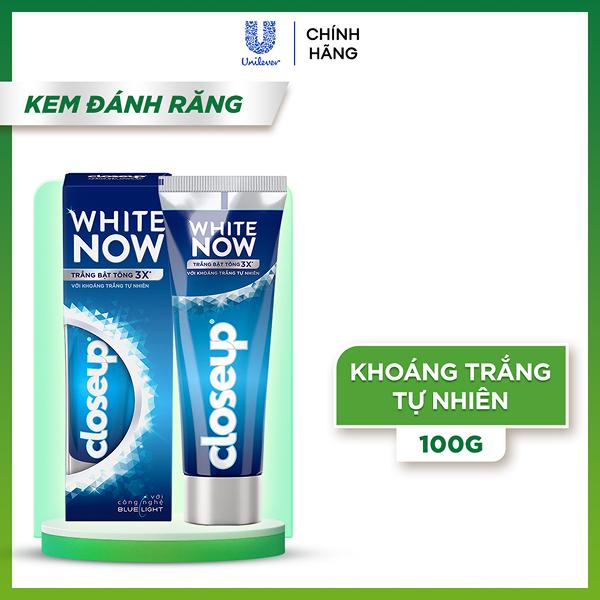 Kem đánh răng Closeup White Now trắng bật tông 100g