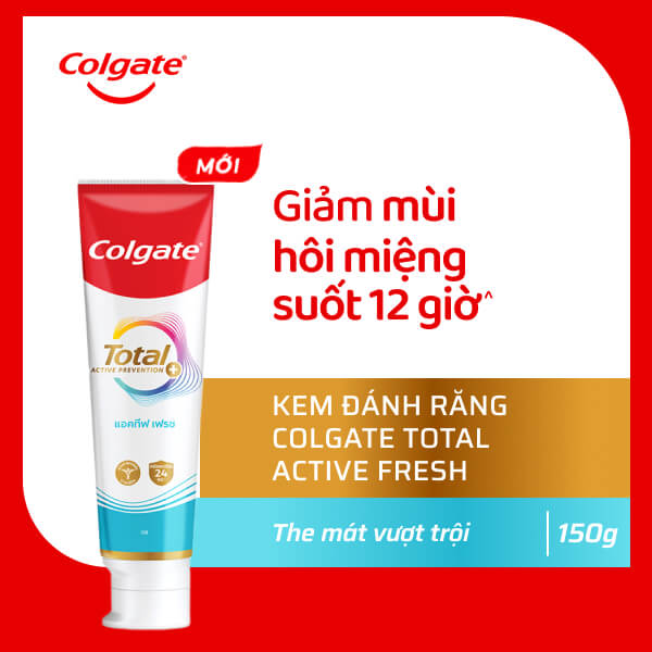 Kem đánh răng Colgate Total Active Fresh 150g
