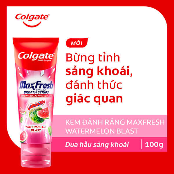 Kem đánh răng Colgate MaxFresh hương dưa hấu 100g