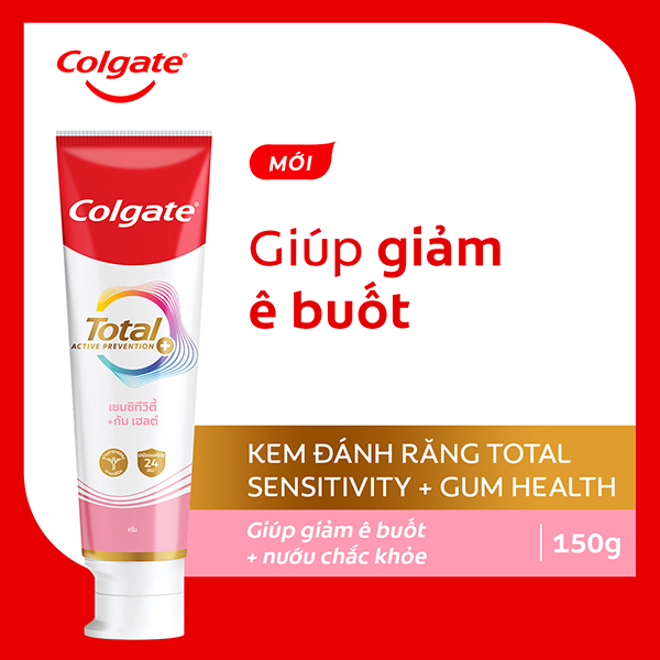 Kem đánh răng Colgate Total Sensitivity + Gum Health 150g