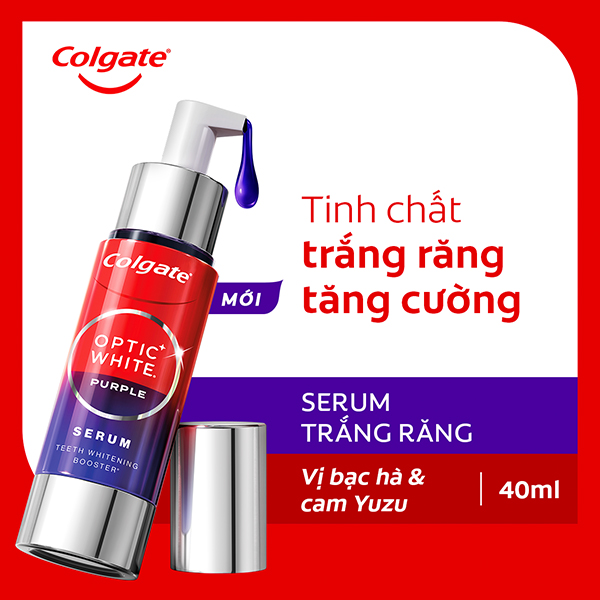 Tinh chất trắng răng Colgate Optic White Purple 40ml