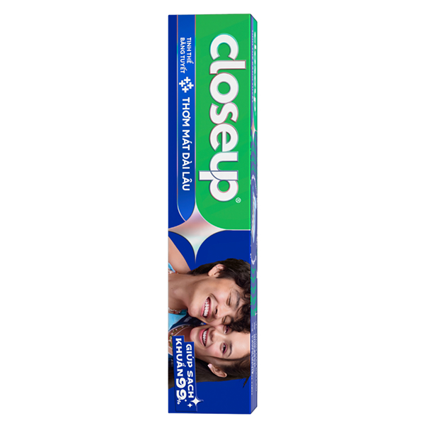 Kem đánh răng Closeup tinh thể băng tuyết 230g