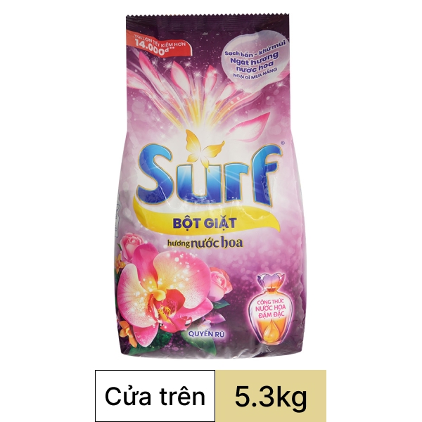 Bột giặt Surf thơm quyến rũ 5.3kg