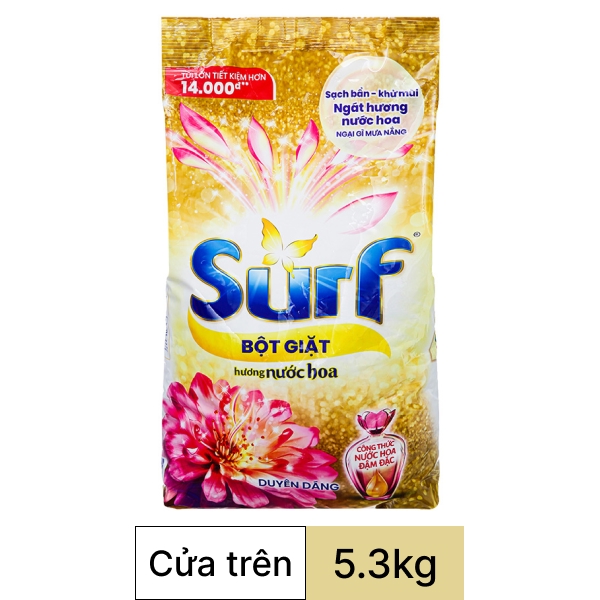 Bột giặt Surf thơm duyên dáng 5.3kg